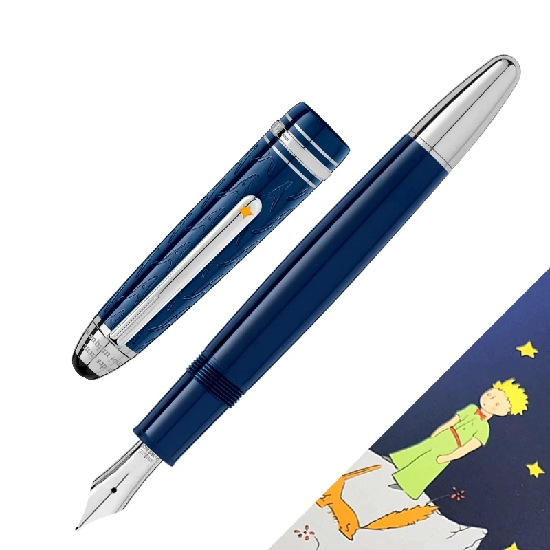 MB Special Edition Petit Prince Dark Blue Resin 149 Fountain Pen Business Office Writing Rollerball Pens With Serial Number
MB Special Edition Petit Prince Dark Blue Resin 149 Fountain Pen Business Office Writing Rollerball Pens With Serial Number