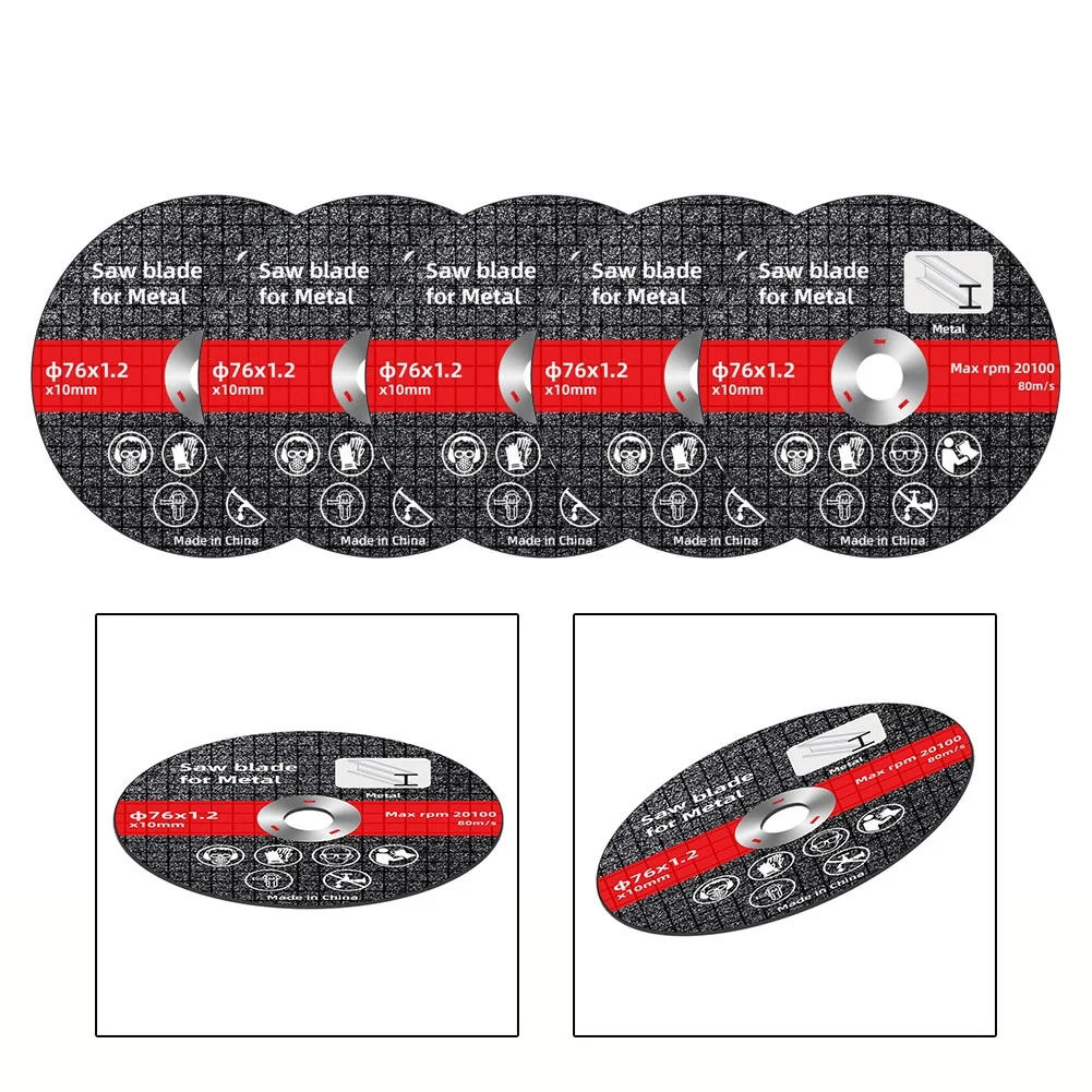 5pcs 76mm Metal Cutting Discs For Sanding Grinding Cut Off Circle Wheels Saw Blades Discs Electric Angle Grinder Accessories
5pcs 76mm Metal Cutting Discs For Sanding Grinding Cut Off Circle Wheels Saw Blades Discs Electric Angle Grinder Accessories