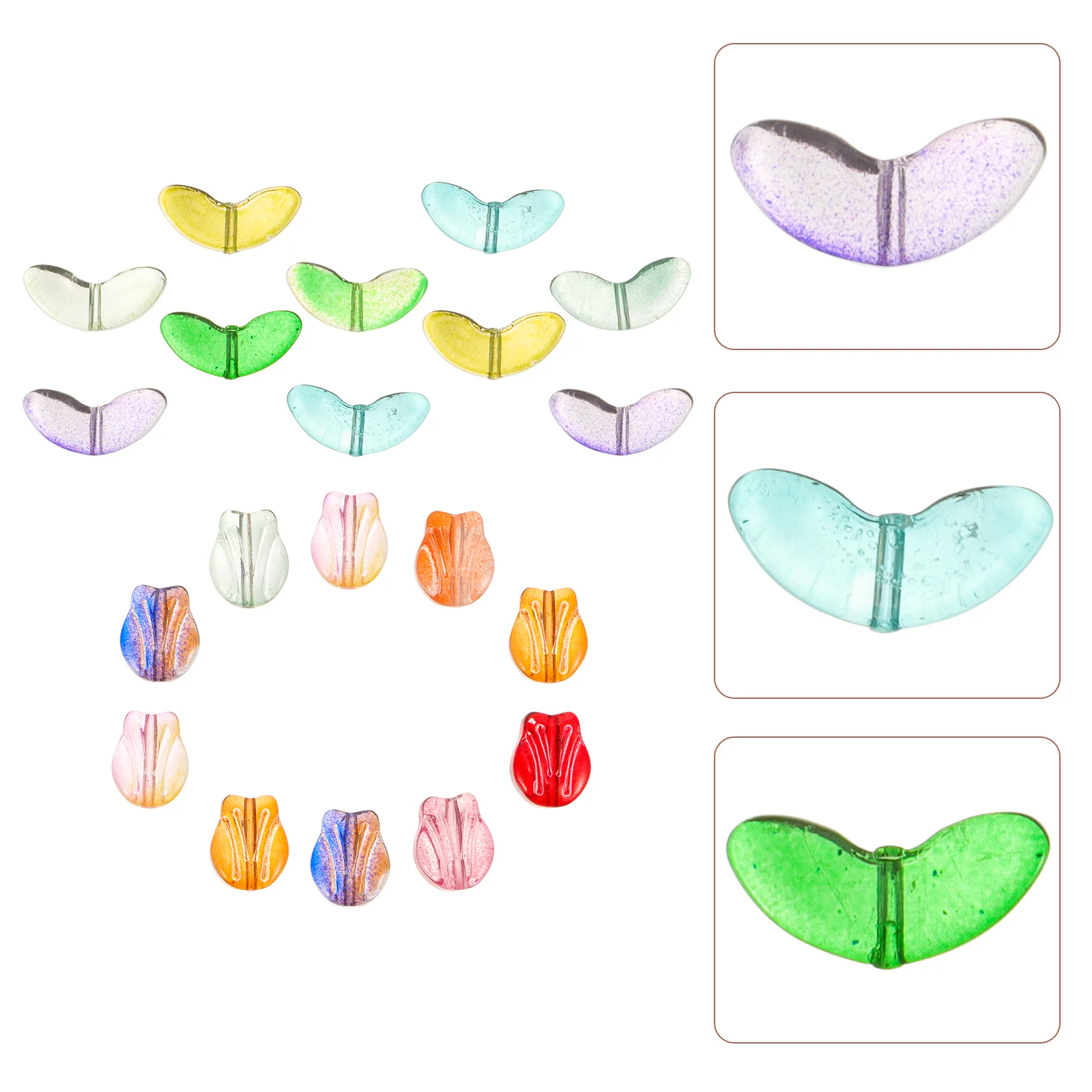 20 Pcs Tulip Beads Accessories for Bracelet Craft Necklace DIY Gasket Jewelry Making Supplies Acrylic Bracelets
20 Pcs Tulip Beads Accessories for Bracelet Craft Necklace DIY Gasket Jewelry Making Supplies Acrylic Bracelets
