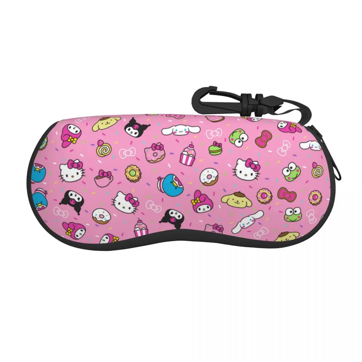 Милые персонажи Sanrio, фотоаксессуары, футляр для хранения очков Hello Kitty Kuromi, футляр для очков с защитой от давления
Милые персонажи Sanrio, фотоаксессуары, футляр для хранения очков Hello Kitty Kuromi, футляр для очков с защитой от давления