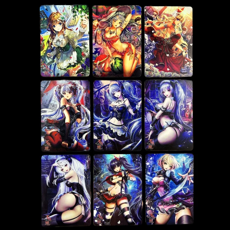 9pcs/set ACG Sexy Girl Lolita Kawaii Animation Underworld Beauty Character Flash Card Game Anime Collection Cards Toys Gift
9pcs/set ACG Sexy Girl Lolita Kawaii Animation Underworld Beauty Character Flash Card Game Anime Collection Cards Toys Gift
