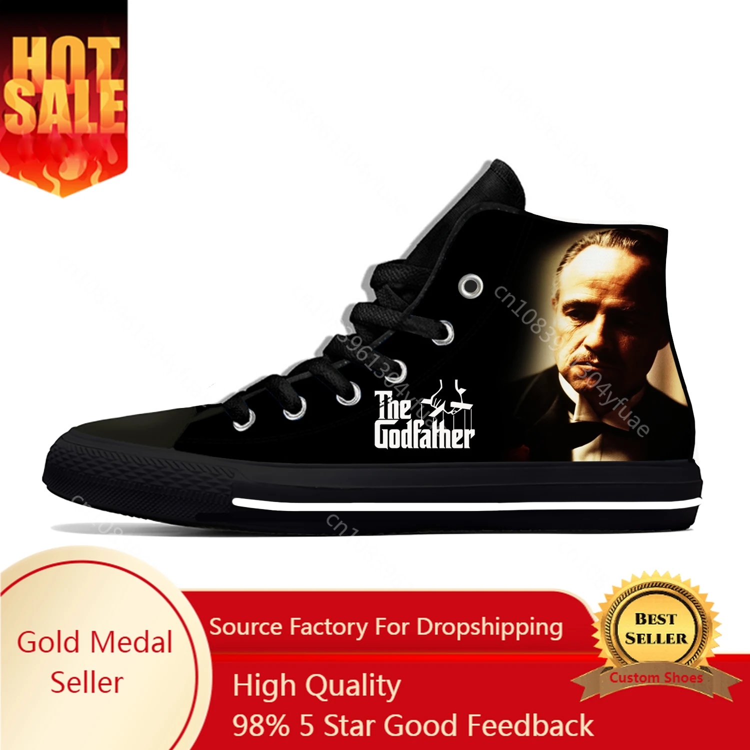 Hot Cool Movie Godfather Trilogy Funny Fashion Classic High Top Lightweight Breathable Men Women Sneakers Summer Casual Shoes
Hot Cool Movie Godfather Trilogy Funny Fashion Classic High Top Lightweight Breathable Men Women Sneakers Summer Casual Shoes
