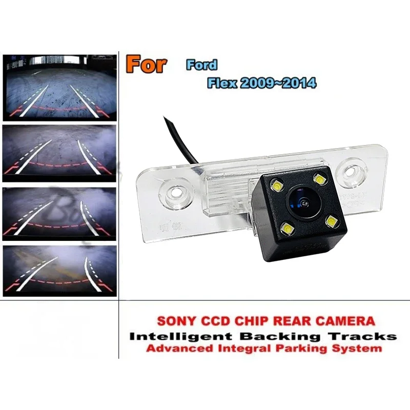 Для Ford Flex 2009 ~ 2014 HD CCD интеллектуальные динамические треки заднего вида с камерой заднего вида с функцией ночного видения
Для Ford Flex 2009 ~ 2014 HD CCD интеллектуальные динамические треки заднего вида с камерой заднего вида с функцией ночного видения