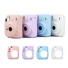 Camera Silicone Case for Fujifilm Instax Mini11 Mini 11 Shell Protective Cover Soft Shell Solid Color Scratch-proof Case Camera Silicone Case for Fujifilm Instax Mini11 Mini 11 Shell Protective Cover Soft Shell Solid Color Scratch-proof Case