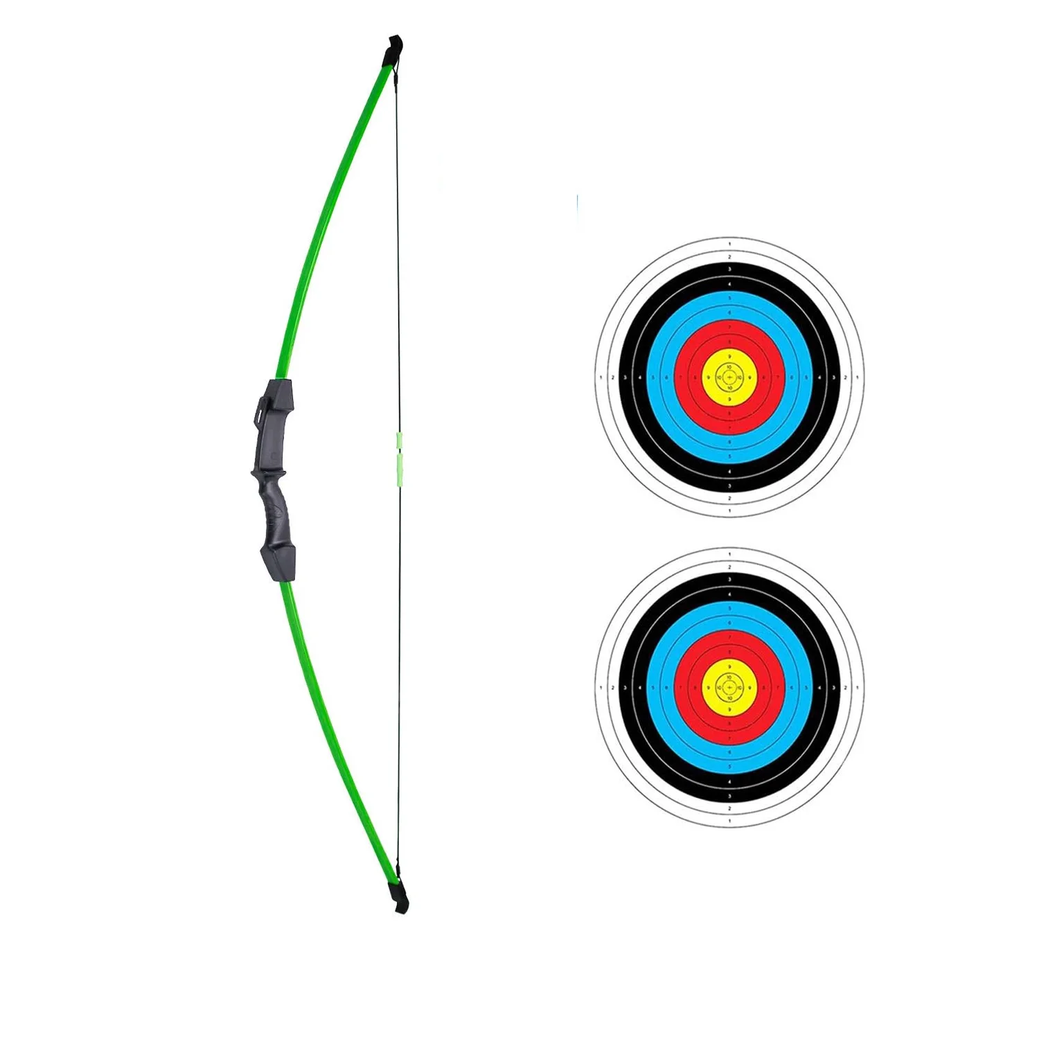 Archery Bow 45" Start Recurve Bow Outdoor Sports Game Hunting Toy Gift Bow Kit Set with 2 Target Faces
Archery Bow 45" Start Recurve Bow Outdoor Sports Game Hunting Toy Gift Bow Kit Set with 2 Target Faces