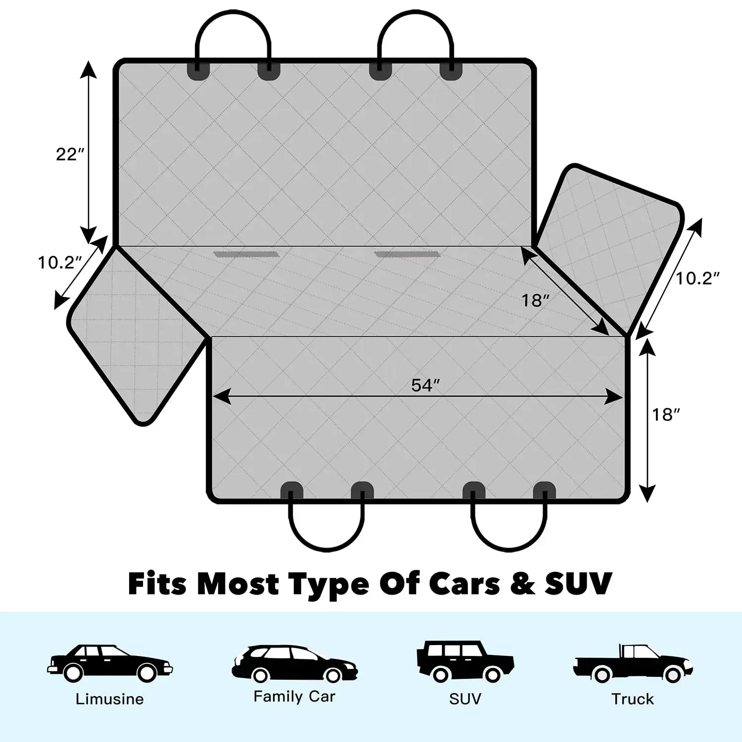 Protector Waterproof Mat Seat Cover Cat Pet Dog Travel For Rear Back Hammock Cushion Car Carrier
Protector Waterproof Mat Seat Cover Cat Pet Dog Travel For Rear Back Hammock Cushion Car Carrier