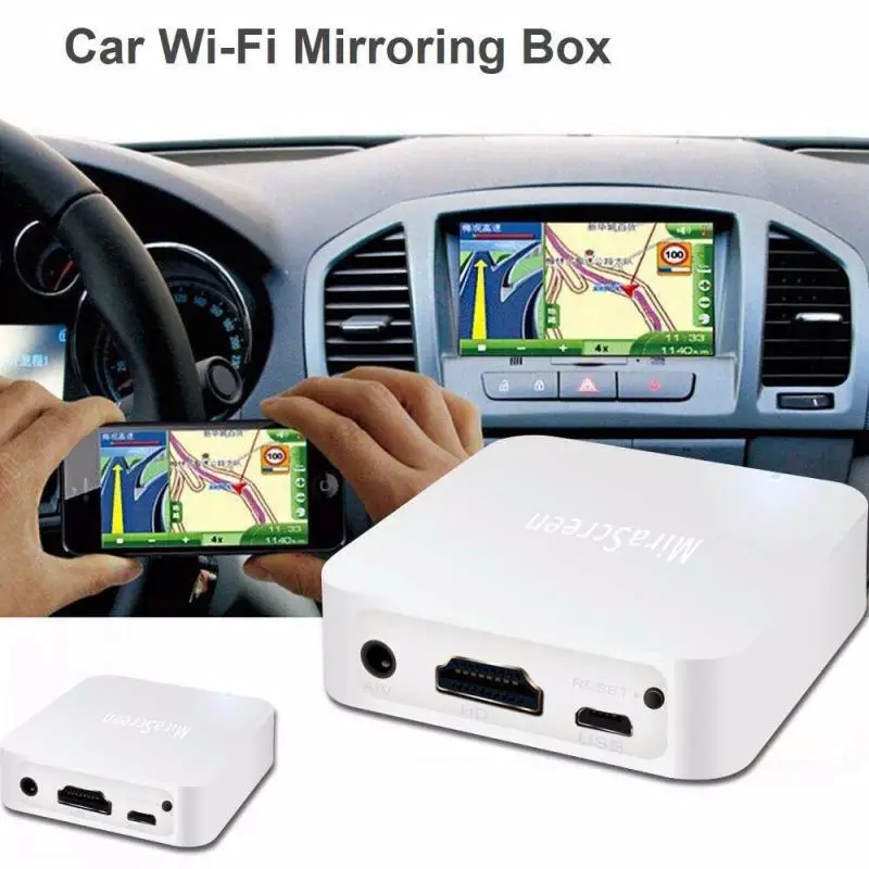 

MiraScreen X7 Car Multimedia Display Device Dongle WiFi 1080P Mirror Box Airplay Cables Adapters Sockets Car Electronics