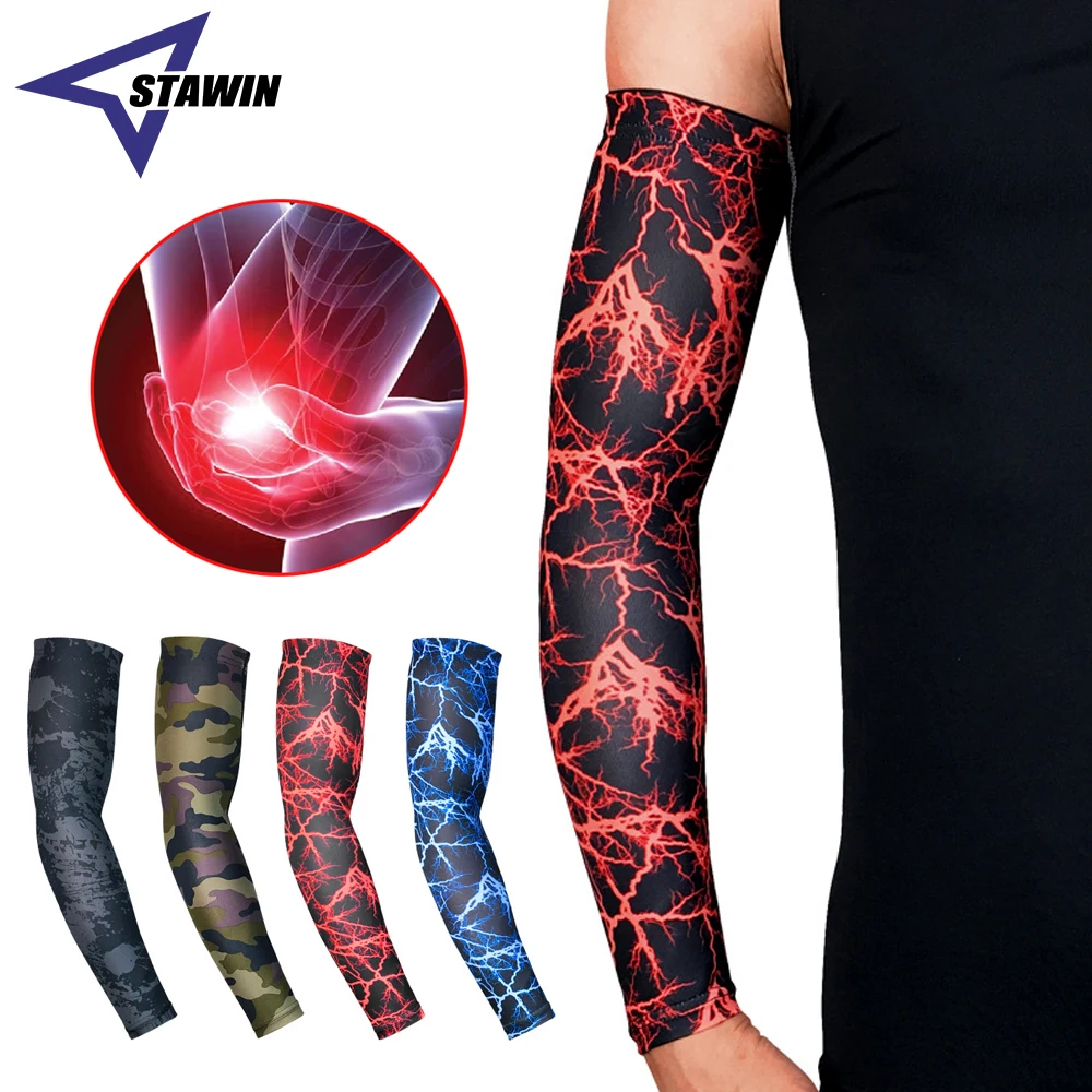 

1PC Cool Men Sport Cycling Running Bicycle UV Sun Protection Cuff Cover Protective Arm Sleeve Bike Quick Dry Arm Warmers Sleeves