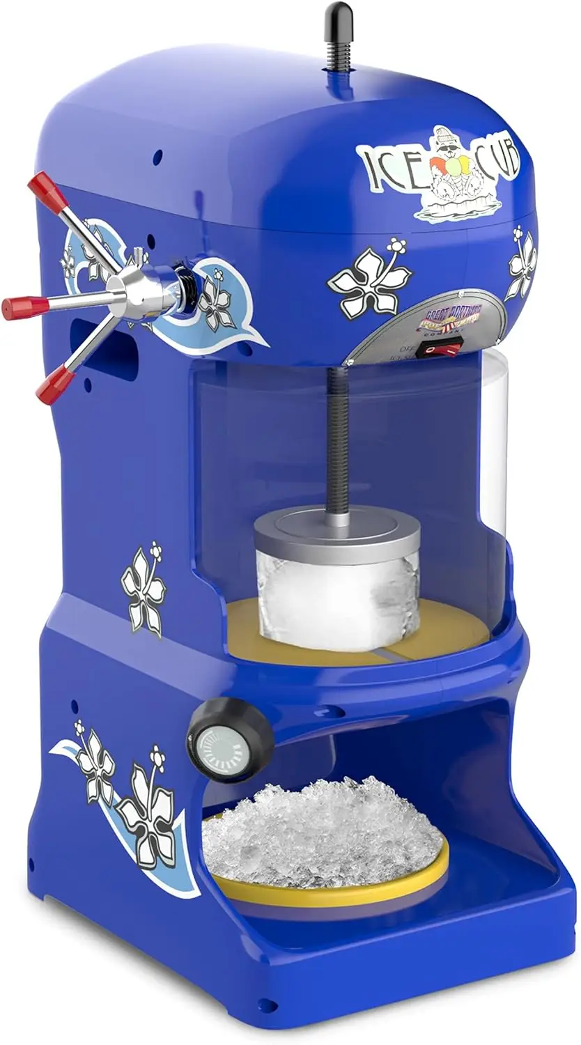 

Ice Cub Shaved Ice Machine - Powerful Crushed Ice Maker and Snow Cone Machine for Parties, Concessions, or Events by Great North