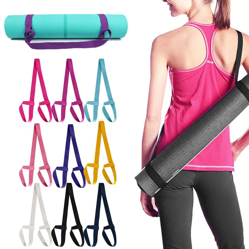 

Yoga Mat Carrier Strap Adjustable Thick Straps Sling for Carrying Large Mats Stretching Band