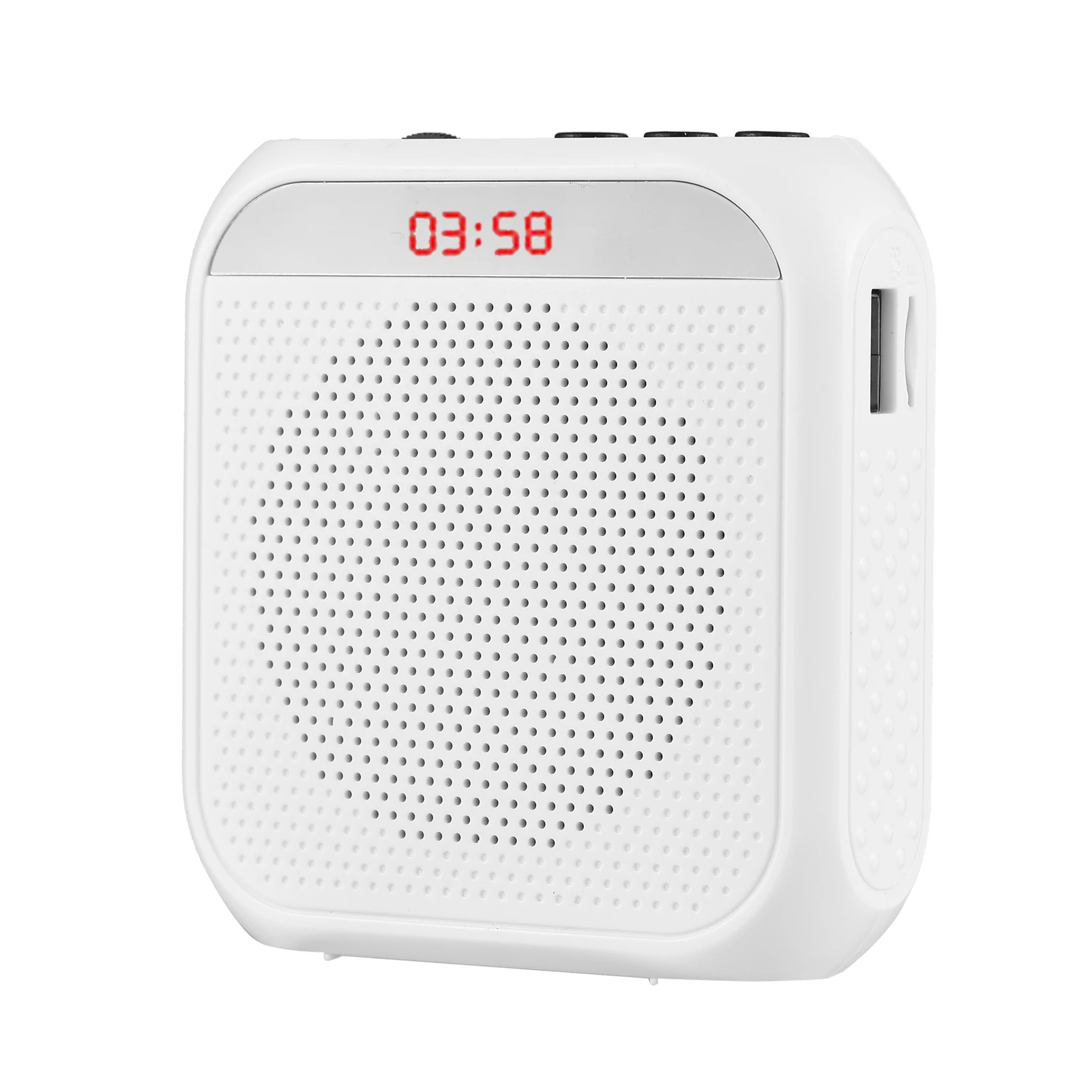 Sound Amplifier Portable Rechargeable Mini Voice Amplifier LED Display with MIC Recording Function
Sound Amplifier Portable Rechargeable Mini Voice Amplifier LED Display with MIC Recording Function