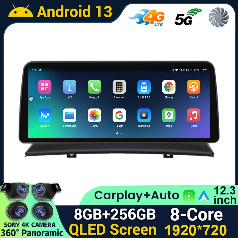 12.3 inch Andriod 13 for BMW X3 E83 2004 -2012 Car Radio Head Unit 2 Din Multimedia Video Player GPS 2din Carplay Stereo WIFI
12.3 inch Andriod 13 for BMW X3 E83 2004 -2012 Car Radio Head Unit 2 Din Multimedia Video Player GPS 2din Carplay Stereo WIFI