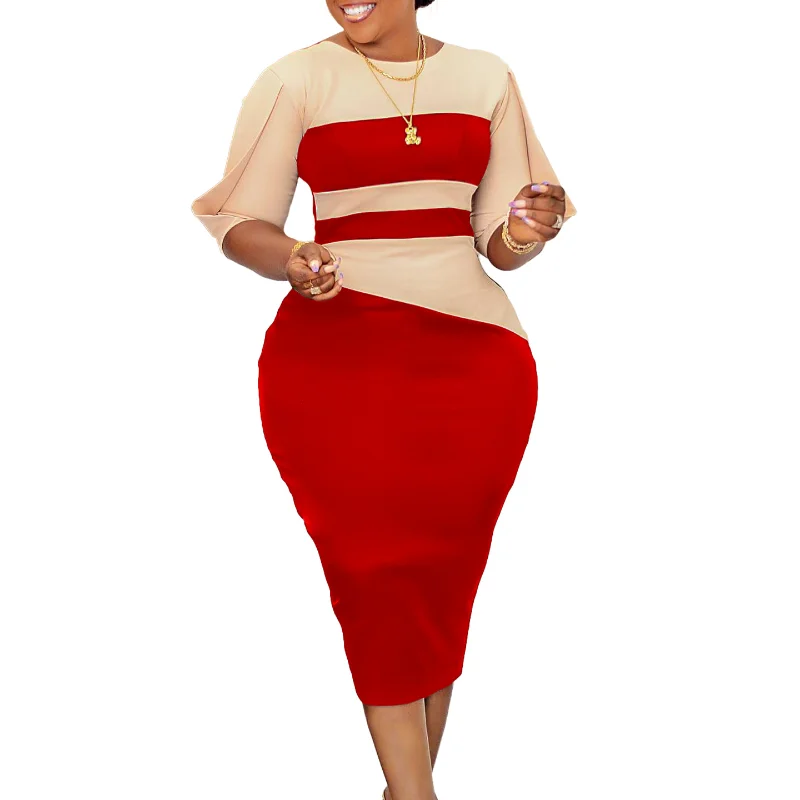 3XL Big Size Spring Autumn Women Elegant Office Midi Dresses Ladies Bodycon O-Neck Female Fashion Sexy Work Pencil Dress
3XL Big Size Spring Autumn Women Elegant Office Midi Dresses Ladies Bodycon O-Neck Female Fashion Sexy Work Pencil Dress