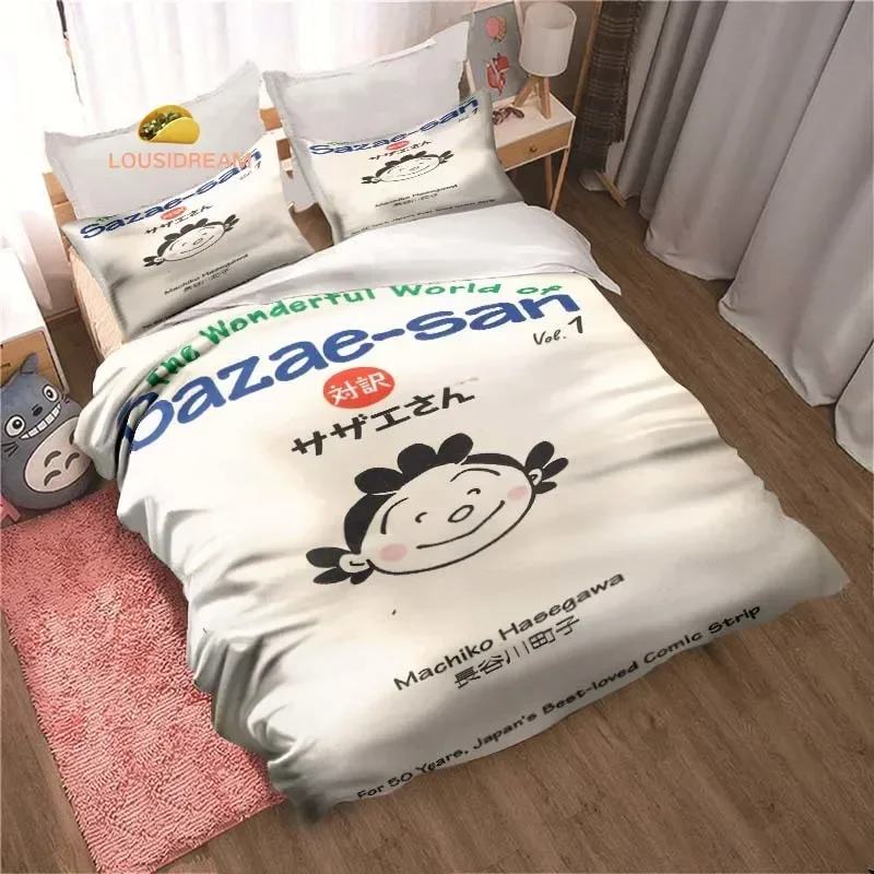Sazae-san Cartoon Poster Sheets Quilt Covers Bedding Dormitory Sheets Three-piece Bedding Set Three-piece Soft Warm Bedding Set
Sazae-san Cartoon Poster Sheets Quilt Covers Bedding Dormitory Sheets Three-piece Bedding Set Three-piece Soft Warm Bedding Set