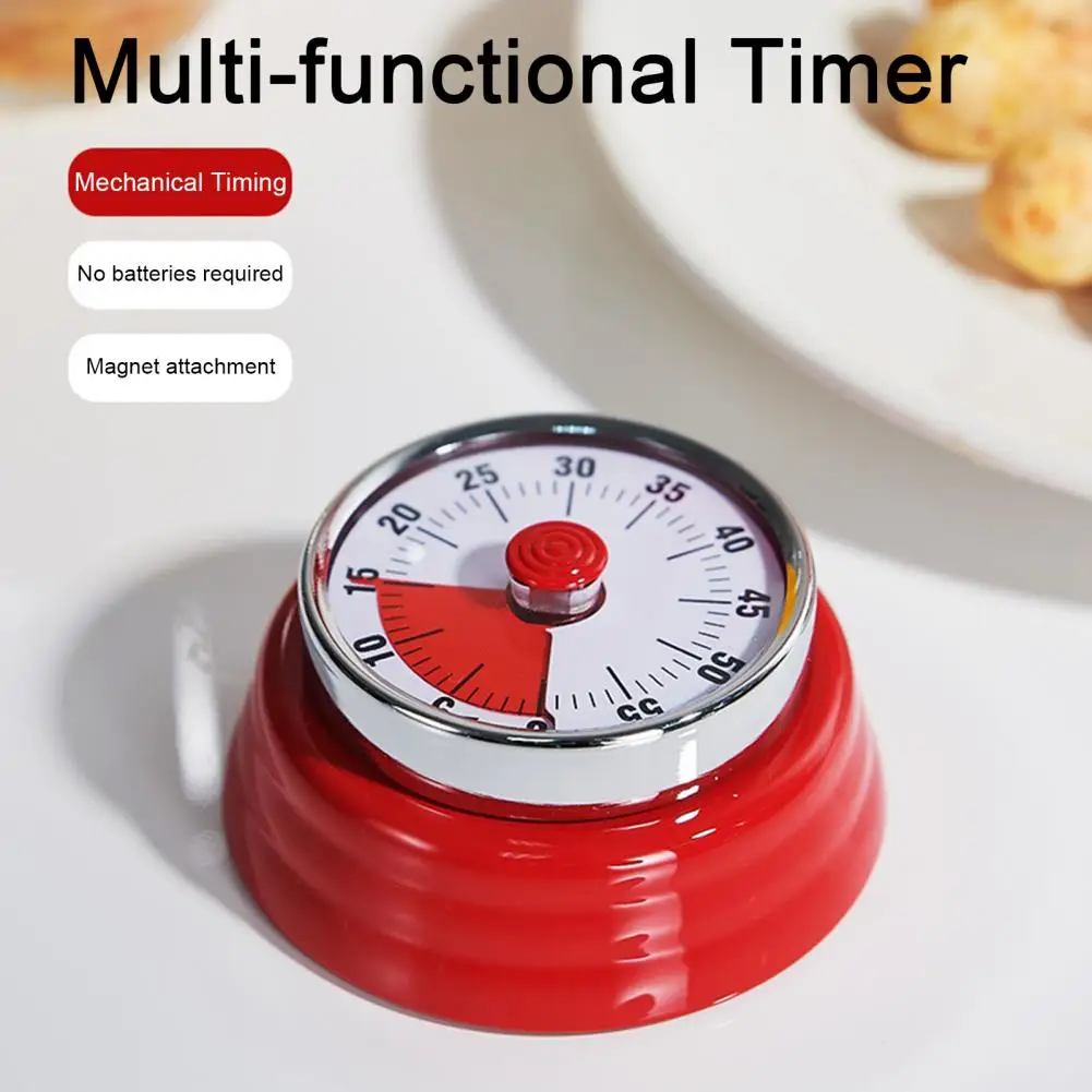 No Battery Timer Loud Alarm Timer Efficient Kitchen Study Companion Magnetic 60-minute Mechanical Timer with Visual Countdown No
No Battery Timer Loud Alarm Timer Efficient Kitchen Study Companion Magnetic 60-minute Mechanical Timer with Visual Countdown No