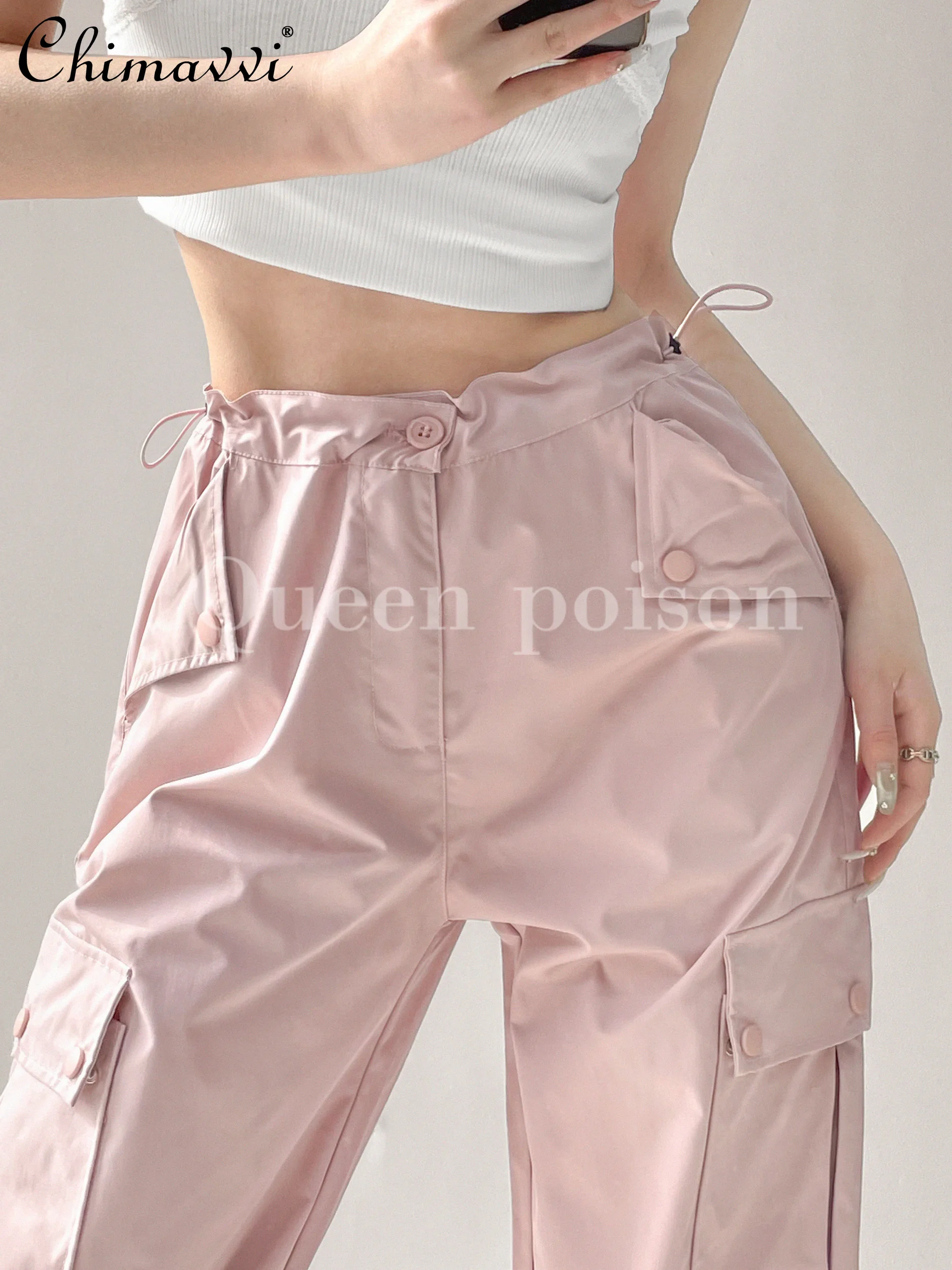 Hot Girl Pink 3D Pocket Overalls for Women 2024 Summer Clothes New Fashion Loose Casual Slimming Straight-Leg Wide-Leg Pants
Hot Girl Pink 3D Pocket Overalls for Women 2024 Summer Clothes New Fashion Loose Casual Slimming Straight-Leg Wide-Leg Pants