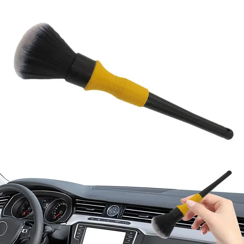 

70g Car Detailing Brush ABS Soft Auto Interior Detail Brushes Ergonomic Handle Efficiency Car Dash Duster Brush Accessories