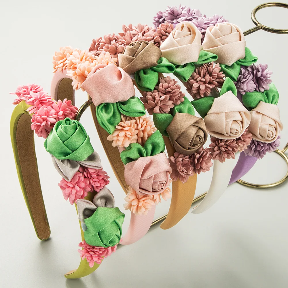 Korean Gentle and All-Match Handmade Simulation Flower Headband Sponge High Skull Top Partysu Hair Accessories
Korean Gentle and All-Match Handmade Simulation Flower Headband Sponge High Skull Top Partysu Hair Accessories