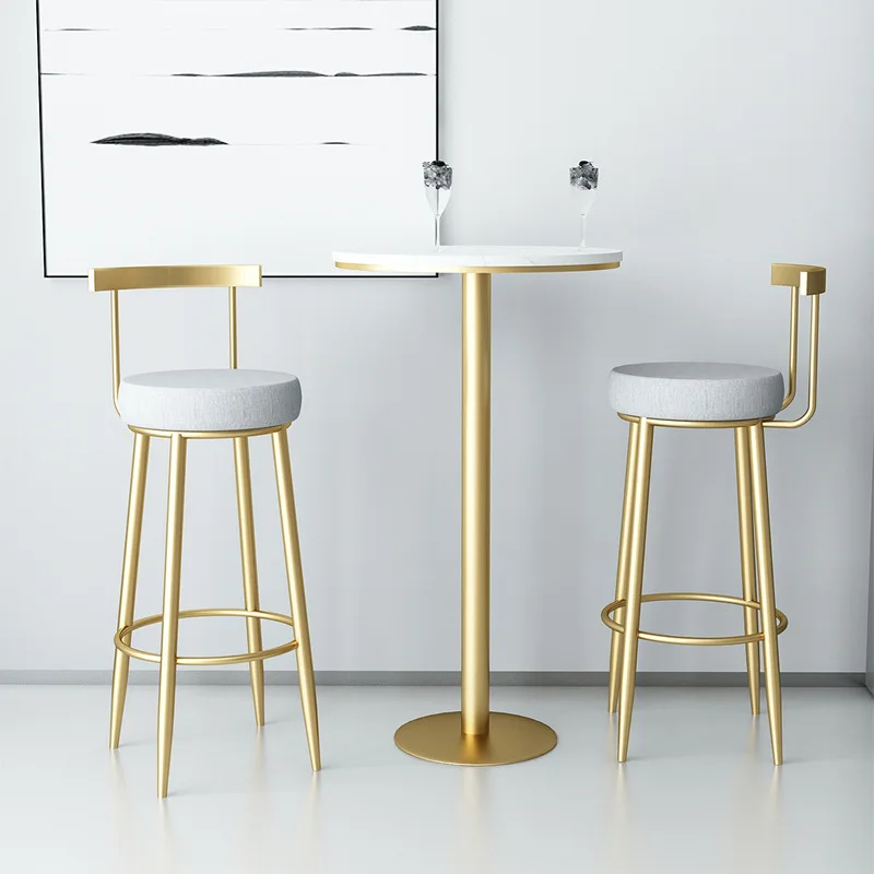 Nordic Modern Chair Minimalist Simple Golden Bar Stool Chair Backrest Stool You Bar Stools Restaurant Leisure High Chair
Nordic Modern Chair Minimalist Simple Golden Bar Stool Chair Backrest Stool You Bar Stools Restaurant Leisure High Chair