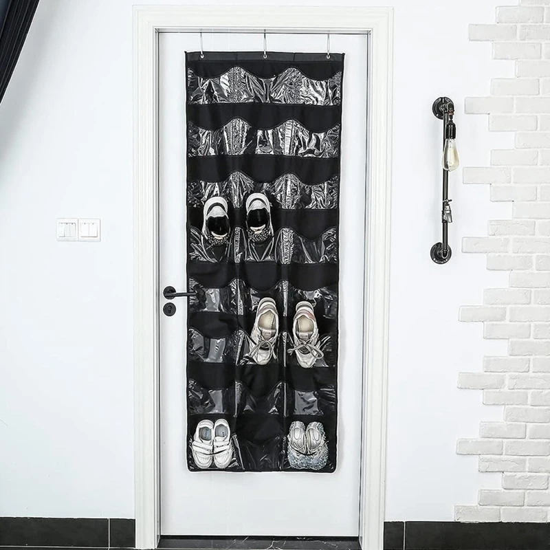 2 PCS Over The Door 24 Mesh Pocket Hanging Non-Woven Fabric 164X69cm For Closet Entryway Medium Size Shoe Holder Shoe Rack
2 PCS Over The Door 24 Mesh Pocket Hanging Non-Woven Fabric 164X69cm For Closet Entryway Medium Size Shoe Holder Shoe Rack