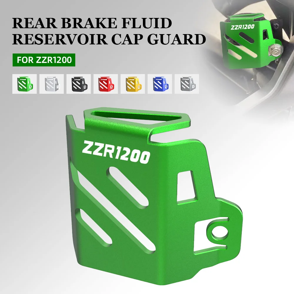 For Kawasaki ZZR1200 ZZR 1200 ZZR-1200 Motorcycle CNC Aluminum Rear Brake Fluid Reservoir Guard Cover Protector Oil Cup Guard
For Kawasaki ZZR1200 ZZR 1200 ZZR-1200 Motorcycle CNC Aluminum Rear Brake Fluid Reservoir Guard Cover Protector Oil Cup Guard