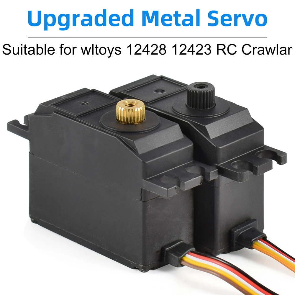 Metal Gear Servo Upgraded for Wltoys 1/12 12428 12423 1/10 10428 10428-A 10428-B 10428-B2 10428-C2 RC Desert Short Car
Metal Gear Servo Upgraded for Wltoys 1/12 12428 12423 1/10 10428 10428-A 10428-B 10428-B2 10428-C2 RC Desert Short Car