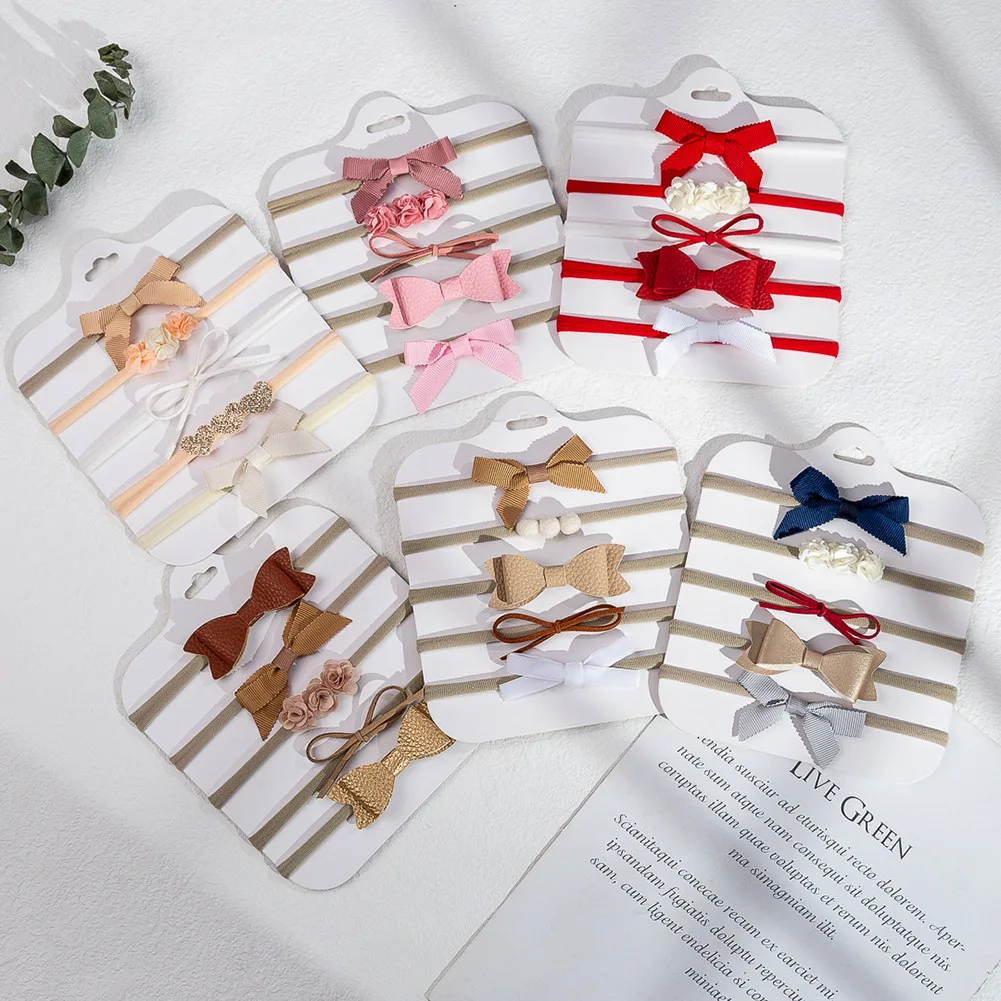 5pcs Flower Nylon Baby Headband Set Kids Nylon Hairband For Girls Faux Leather Bow Nylon Headbands Ribbon Bows Hair Accessories
5pcs Flower Nylon Baby Headband Set Kids Nylon Hairband For Girls Faux Leather Bow Nylon Headbands Ribbon Bows Hair Accessories