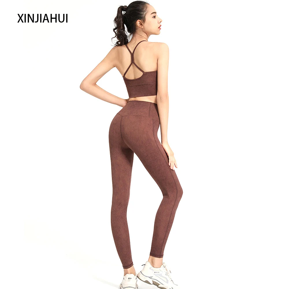 Yoga Pant Set Sportswear Woman Gym Woman Workout Leggings Tracksuit Fitness Outfits Sports Suit Clothing Female Cheap with Logo
Yoga Pant Set Sportswear Woman Gym Woman Workout Leggings Tracksuit Fitness Outfits Sports Suit Clothing Female Cheap with Logo