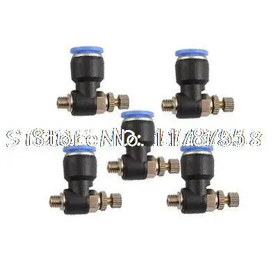 5mm Thread Push In Speed Control Pneumatic Parts 5 Pcs 
5mm Thread Push In Speed Control Pneumatic Parts 5 Pcs