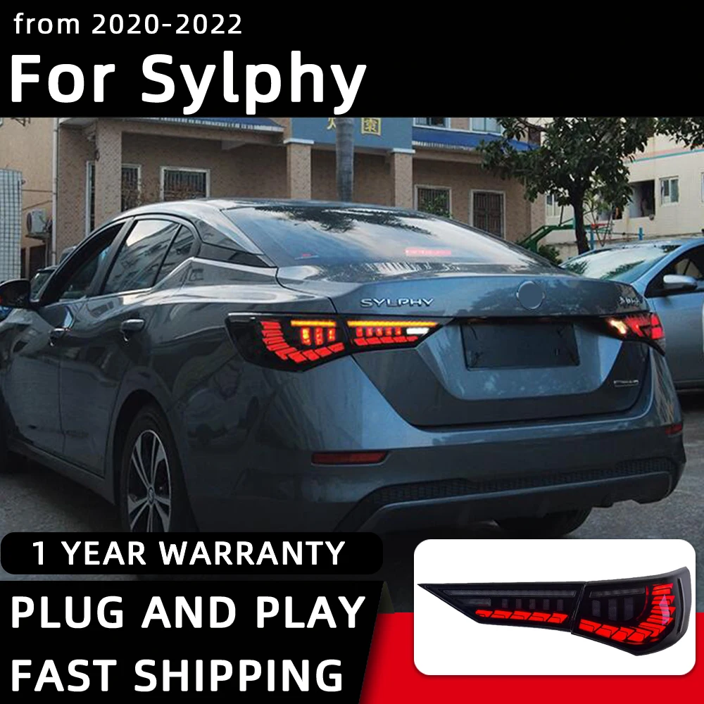 Автомобильный Стайлинг, задние фары для Nissan Sylphy, задняя фара 2020-2022, Задний сигнал заднего поворота, автомобильные аксессуары
Автомобильный Стайлинг, задние фары для Nissan Sylphy, задняя фара 2020-2022, Задний сигнал заднего поворота, автомобильные аксессуары