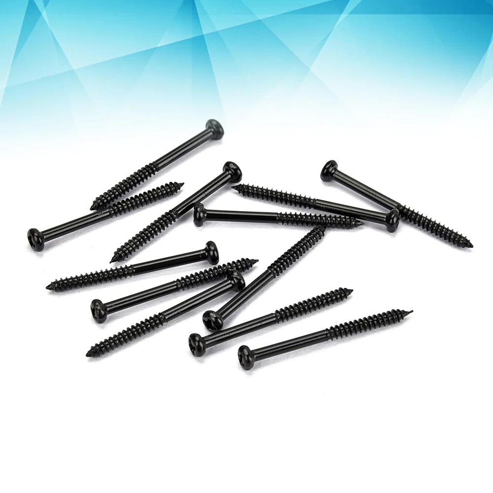 12 Pcs Bass Pickup Mounting Screws Instrument Accessory for PB JB P90 Pickups(Black)
12 Pcs Bass Pickup Mounting Screws Instrument Accessory for PB JB P90 Pickups(Black)