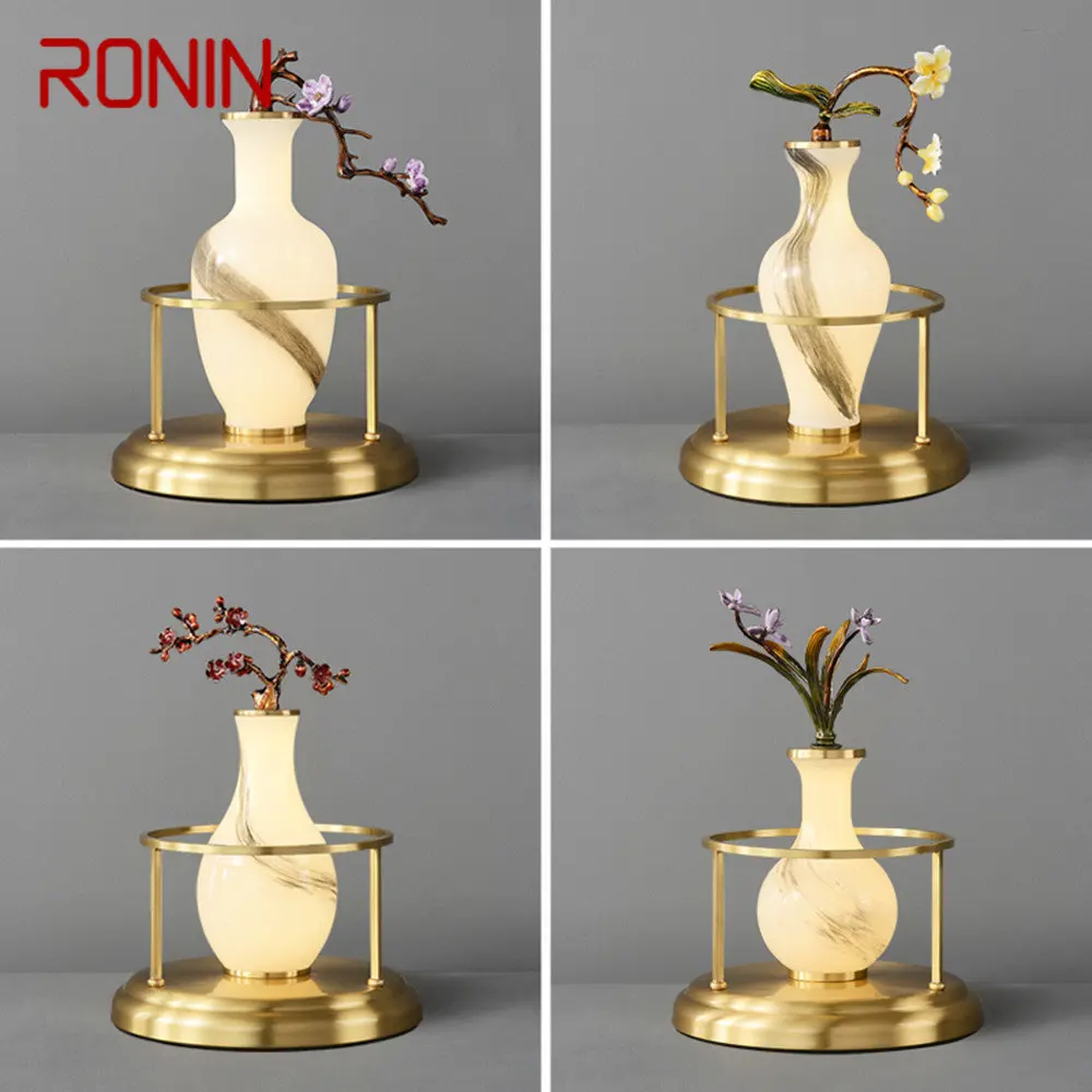 RONIN Modern Chinese Table Lamp Creative Simple Vase Glass LED Brass Desk Light for Home Living Room Bedside Decor
RONIN Modern Chinese Table Lamp Creative Simple Vase Glass LED Brass Desk Light for Home Living Room Bedside Decor