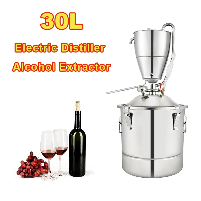 30L Brewing Machine Water Alcohol Distiller Stainless Steel DIY Liquor Equipment for Whisky Wine Beer Spirits Still Home Brew
30L Brewing Machine Water Alcohol Distiller Stainless Steel DIY Liquor Equipment for Whisky Wine Beer Spirits Still Home Brew