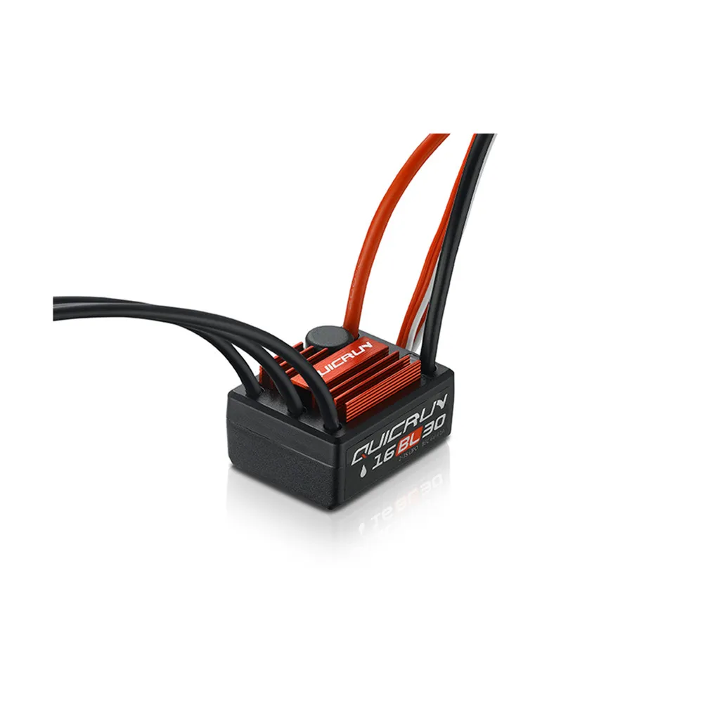 

HobbyWing QuicRun 30A Waterproof And Brushless ESC WP-16BL30 For 1/16 RC Car On-road / Off-road / Buggy /M0nster