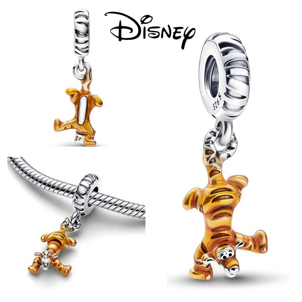 925 Sterling Silver Disney Winnie the Pooh Tigger Dangle Charm Holder Fit Original Brand DIY Charm for Women Jewelry Making Gift
925 Sterling Silver Disney Winnie the Pooh Tigger Dangle Charm Holder Fit Original Brand DIY Charm for Women Jewelry Making Gift