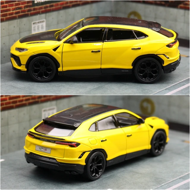 KiNSMART-Modèle réduit Lamborghini URUS SUV dehors pour enfant, voiture l'inventaire en alliage moulé sous pression, véhicule de collection, idée cadeau pour garçon, 1/40 2