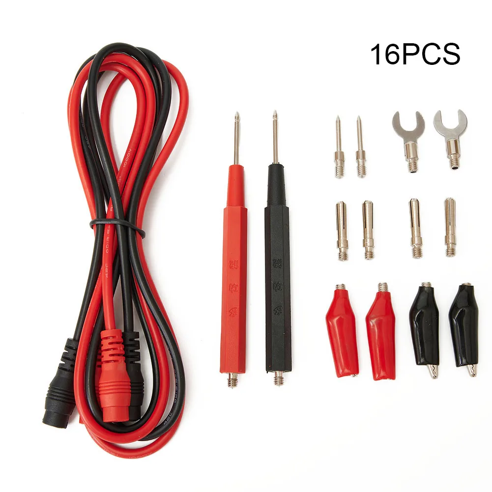 Kit Multimeter Test Leads Multifunction Replacement Accessory 16pcs Tool Set Digital Probes Voltage Meter Cable
Kit Multimeter Test Leads Multifunction Replacement Accessory 16pcs Tool Set Digital Probes Voltage Meter Cable