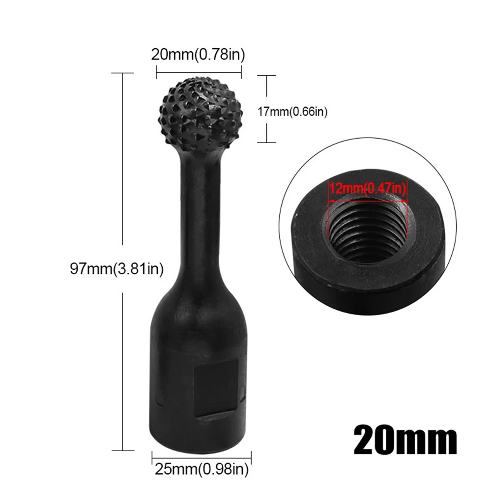 20/25/30mm Ball Type Grinding Head File Burr Wood Carving Polishing Drilling Bits For 115 125 Type Angle Grinder Power Tool
20/25/30mm Ball Type Grinding Head File Burr Wood Carving Polishing Drilling Bits For 115 125 Type Angle Grinder Power Tool