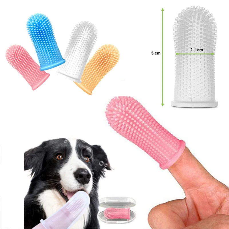 Silicone Pet Finger Toothbrushes Soft Bristle Dog Cat Bad Breath Care Toothbrush Pet Oral Cleaning Supplies Accessories 1PC
Silicone Pet Finger Toothbrushes Soft Bristle Dog Cat Bad Breath Care Toothbrush Pet Oral Cleaning Supplies Accessories 1PC