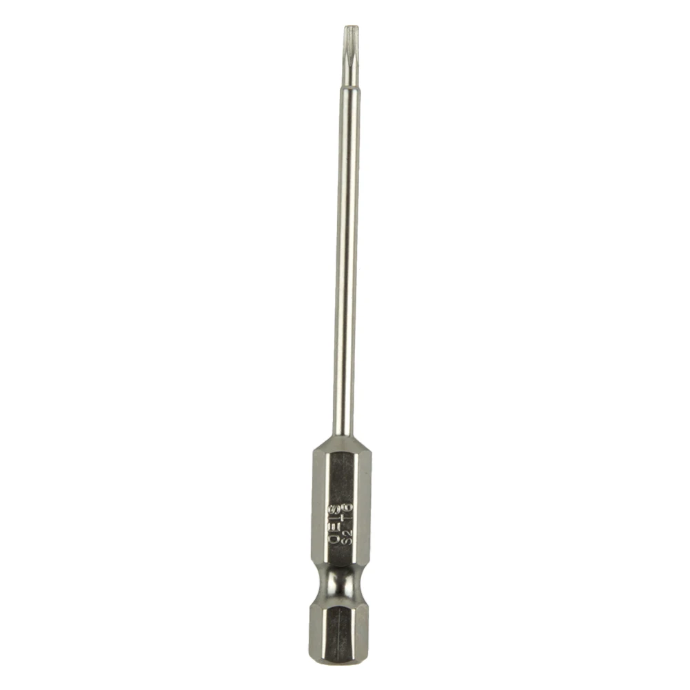 

Accessories Household Workshop Equipment Screwdriver Hand Tools T6-T40 75mm Alloy Steel Hex Shank Hollow Torx Bit