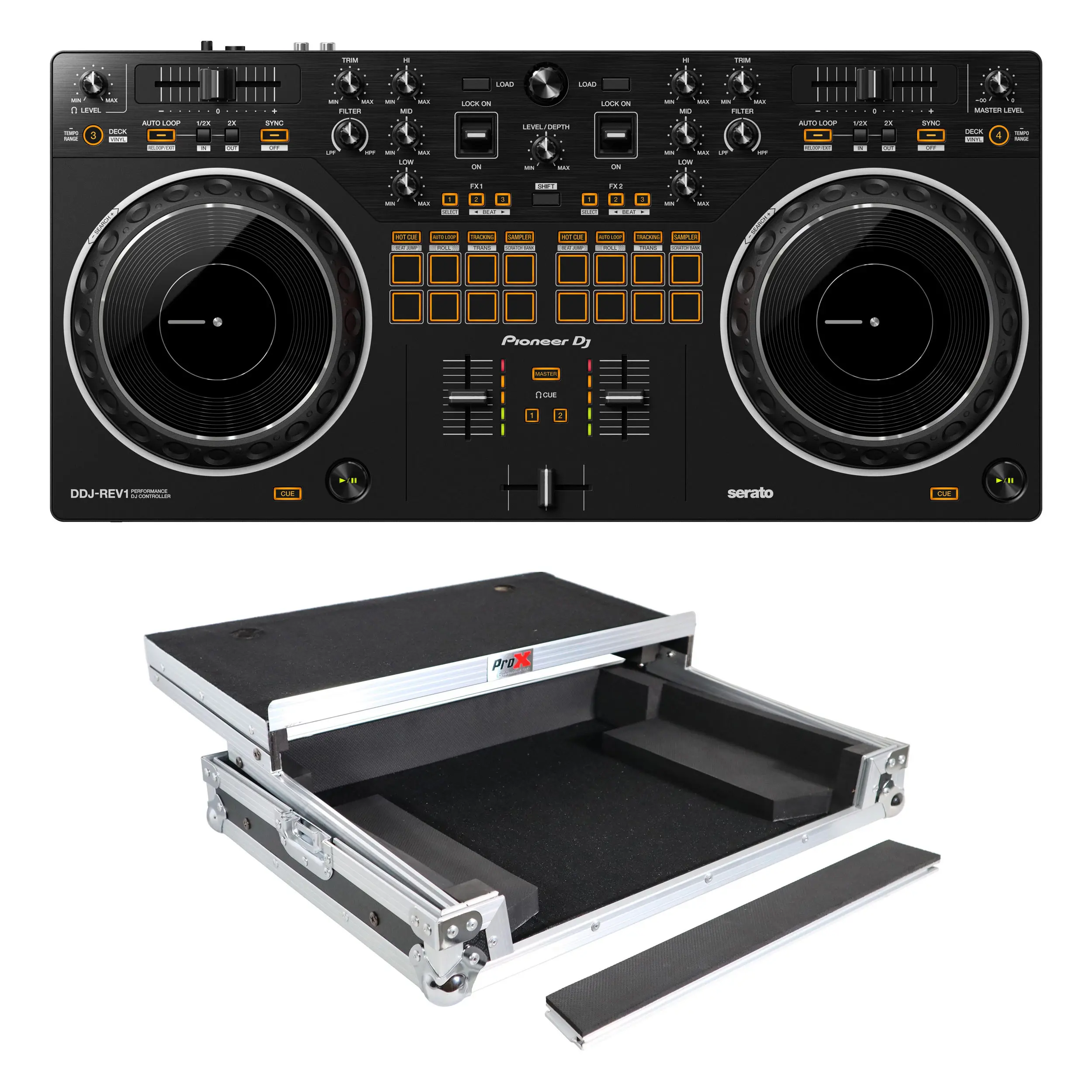 Pioneer DJ DDJ-REV1 Controller for Serato DJ 
Pioneer DJ DDJ-REV1 Controller for Serato DJ