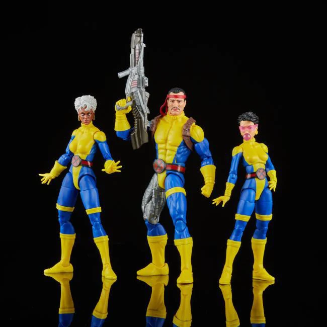

Original Marvel Legends X-Men Storm Jubilee Forge 3-Pack 6" Action Figure Boxed Marvels Blacksmith Storm Lee Chien Huan Figurin