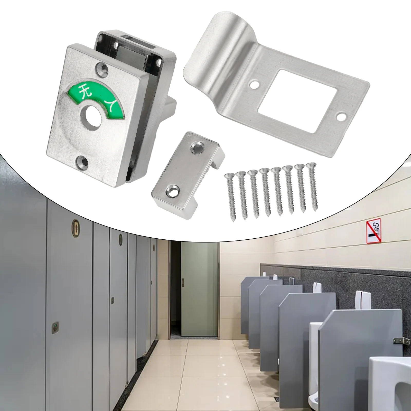1 Set Aluminum Alloy Indicator Door Lock For Airports Hospitals Offices Restaurants Shopping Malls Offices Public Toilets Parts
1 Set Aluminum Alloy Indicator Door Lock For Airports Hospitals Offices Restaurants Shopping Malls Offices Public Toilets Parts