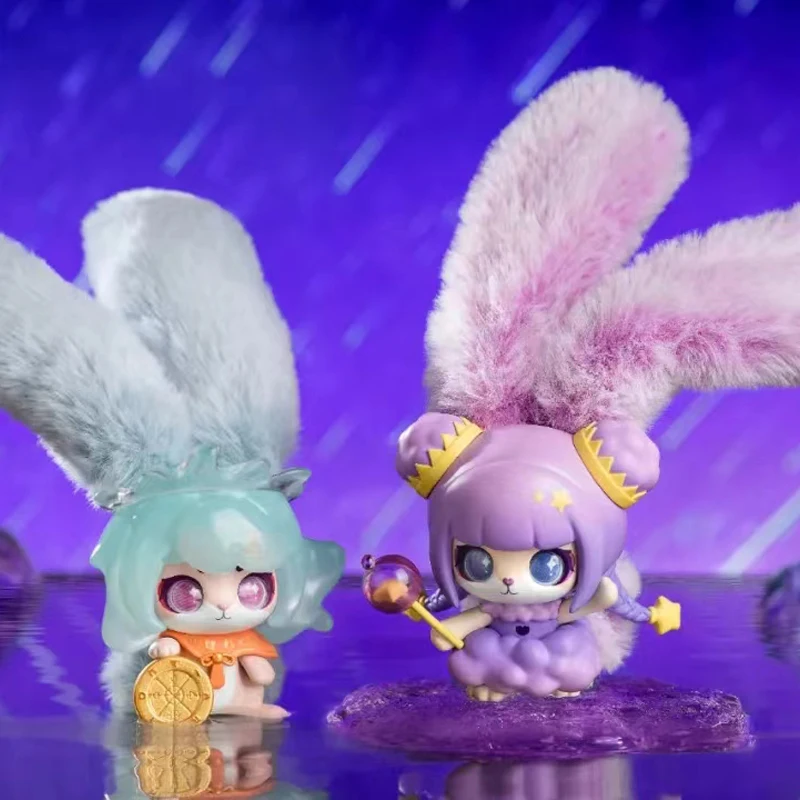

Cup Rabbit Dreamland Journey Series Blind Box Toys Kawaii Anime Figure Cute Plush Doll Mystery Box Surprise Girls Birthday Gift