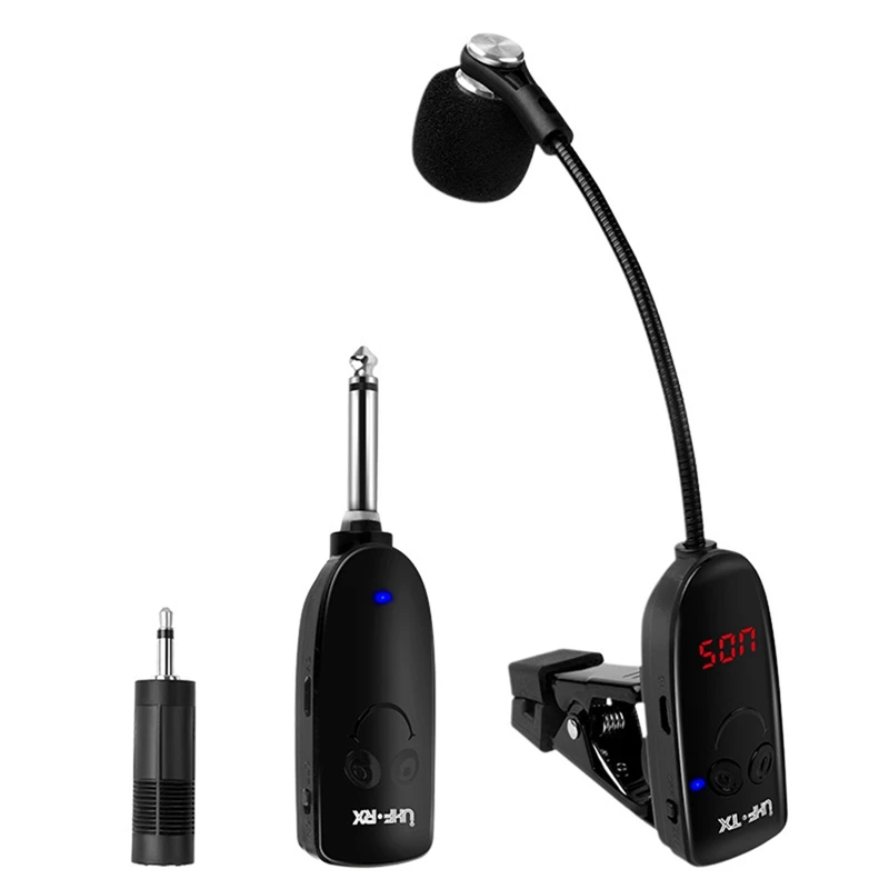 Беспроводной саксофонный микрофон UHF, диапазон 50 м, Plug And Play, отлично подходит для саксофона, 1 комплект
Беспроводной саксофонный микрофон UHF, диапазон 50 м, Plug And Play, отлично подходит для саксофона, 1 комплект