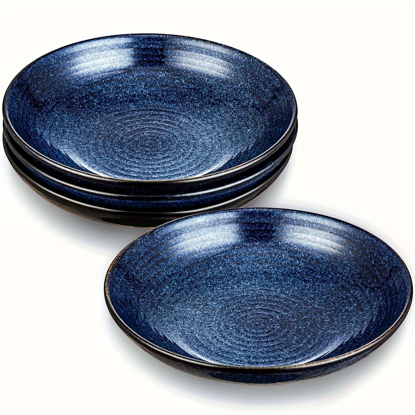 vicrays Ceramic Pasta Bowls Set, 34 Ounce Large Ripple Salad Bowls, Wide and Shallow, Chip Resistant, stoneware Bowls for Kitche
vicrays Ceramic Pasta Bowls Set, 34 Ounce Large Ripple Salad Bowls, Wide and Shallow, Chip Resistant, stoneware Bowls for Kitche