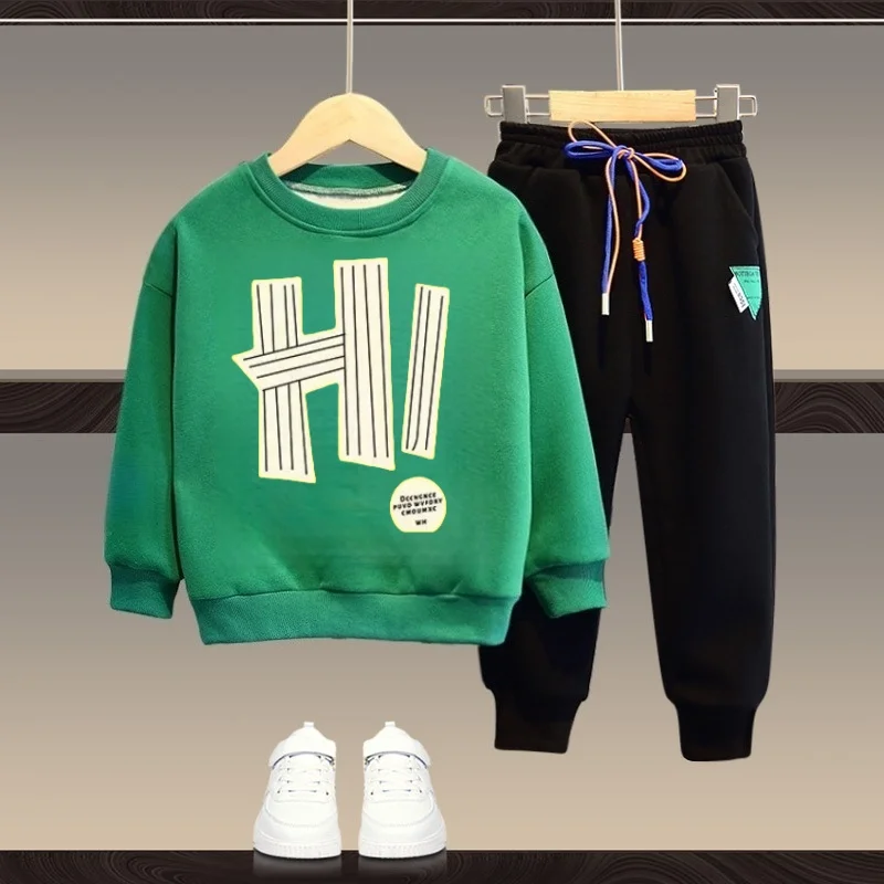 Autumn Children Boy Clothes Set Kid Girls Cartoon Printed Sweatshirts Pullover Top And Pants Suit Long Sleeve Tracksuits 20 Sf6ffabd109264cffbf519a0ced86a4a7H
