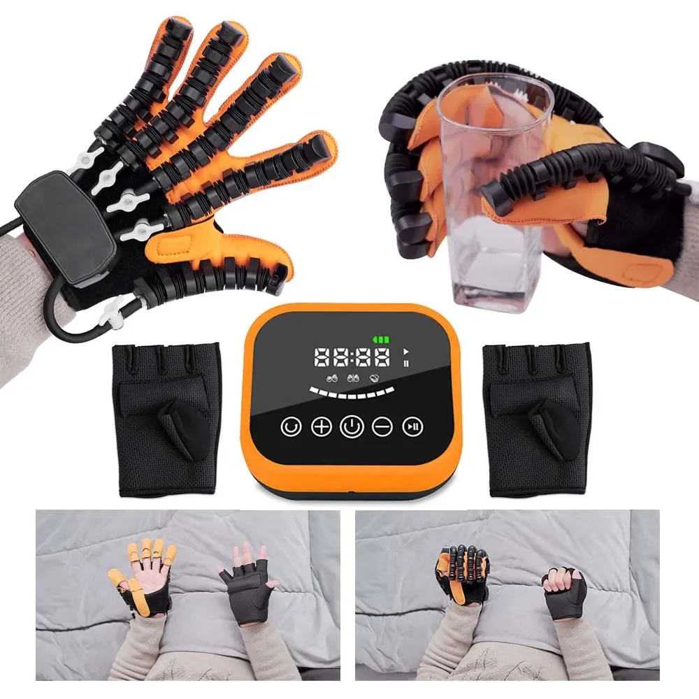 Cerebral Infarction Hand Function Recovery Therapy Device Rehabilitation Training Robot Gloves Hemiplegia Stroke Finger Trainer
Cerebral Infarction Hand Function Recovery Therapy Device Rehabilitation Training Robot Gloves Hemiplegia Stroke Finger Trainer