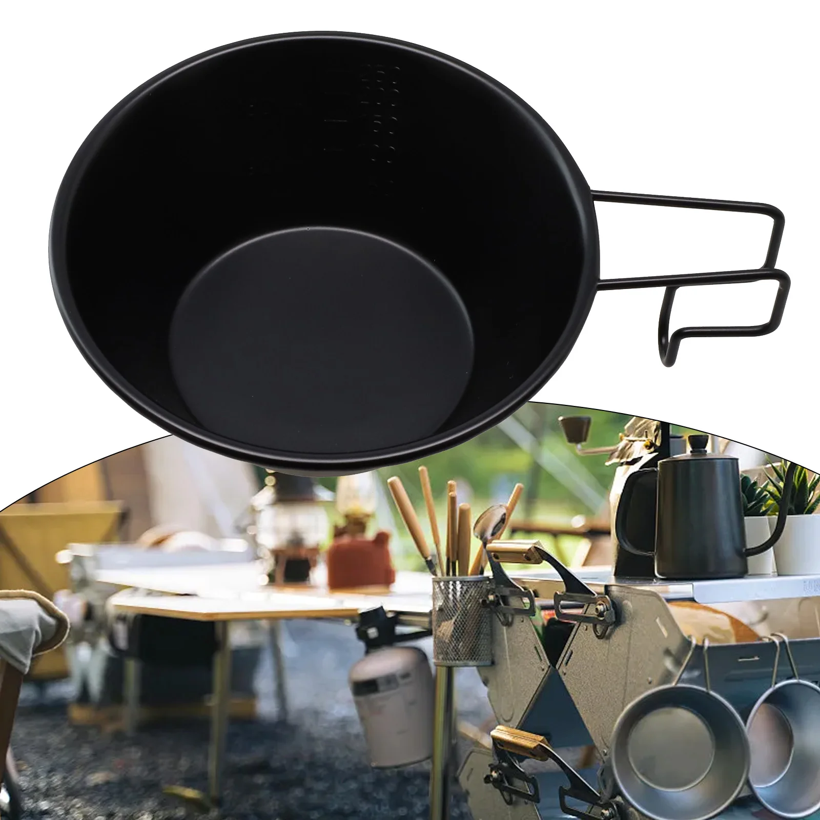 1pc Bowl 304 Stainless Steel Non-Stick Camping Sierra Cup With Handle Tableware Outdoor Cookware Cooking Bowl For Storage
1pc Bowl 304 Stainless Steel Non-Stick Camping Sierra Cup With Handle Tableware Outdoor Cookware Cooking Bowl For Storage