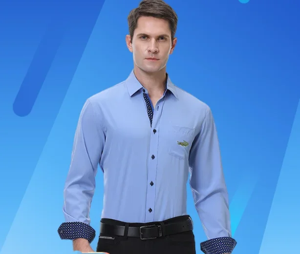Advanced and fashionable men's shirt, men's non ironing business long sleeved men's clothing
Advanced and fashionable men's shirt, men's non ironing business long sleeved men's clothing